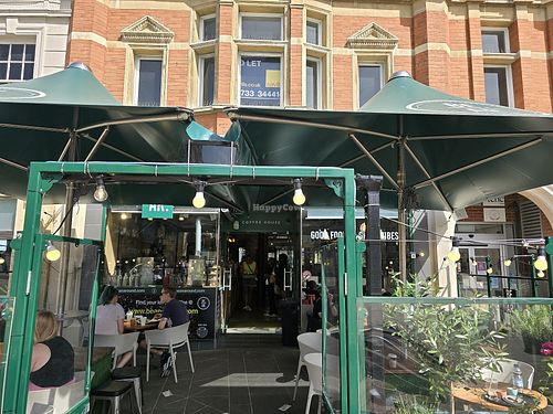 Offers multiple vegan options at BE AR Bean Around Coffee in Peterborough