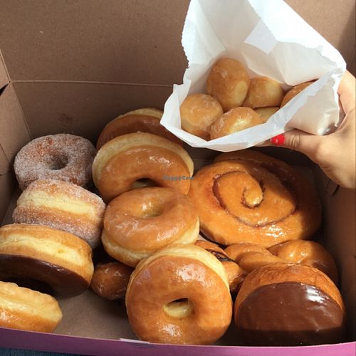 yum!!! at Ronald's Donuts in Las Vegas