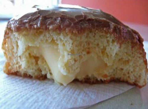 soy cream filled donut at Ronald's Donuts in Las Vegas