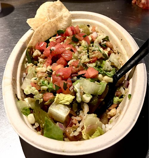 Chipotle Veggie Bowl at Chipotle in Meridian