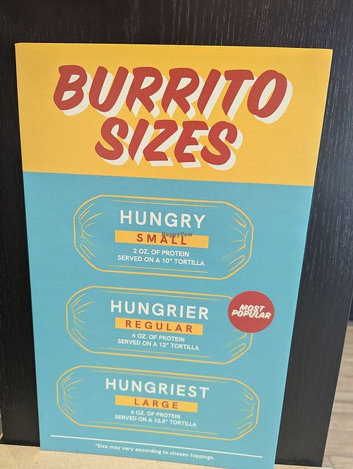 Sizing at BarBurrito in Kawartha Lakes