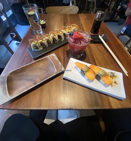 Extended Aerial View - Wide Angle 📐😅  at Tane Vegan Izakaya in Palo Alto