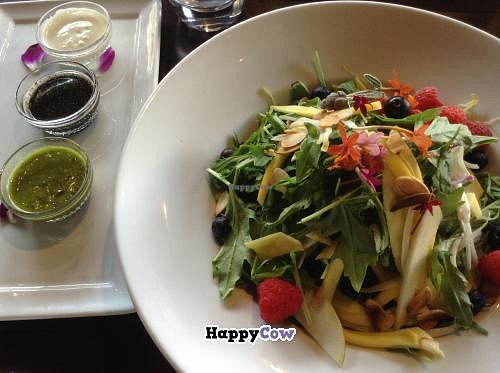 Mizuna salad at Kabuki in Irvine