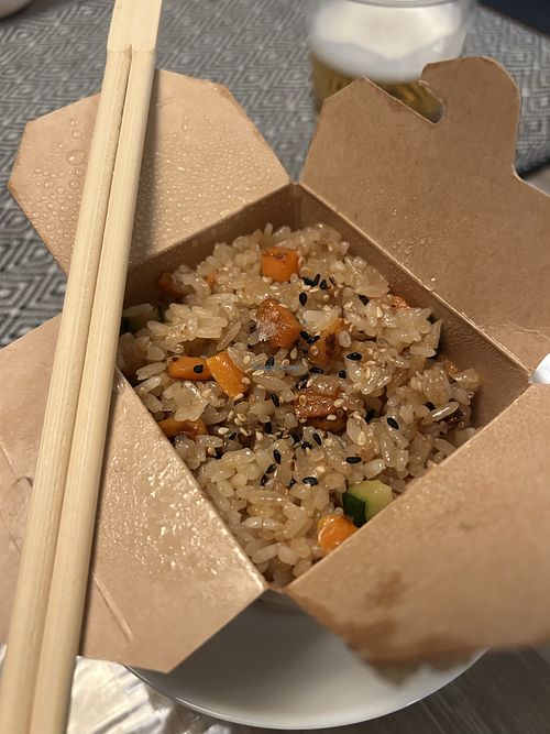 Fried rice with vegetables  at Panda  in Bergamo