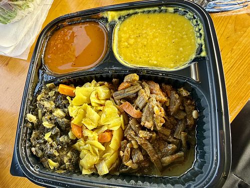 Vegan Platter  at Enat - Optimist Hall in Charlotte