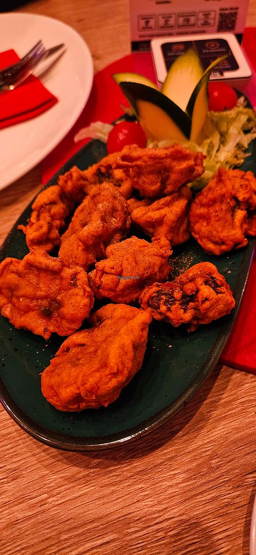 Vorspeise gebackene Pilze at Namaste India Restaurant in Bad Salzuflen