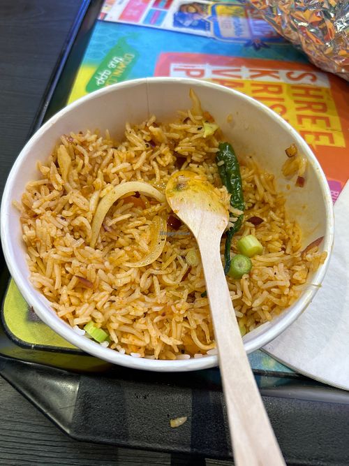 Sechwan rice   at Shree Krishna Vada Pav - Vauxhall in South West London