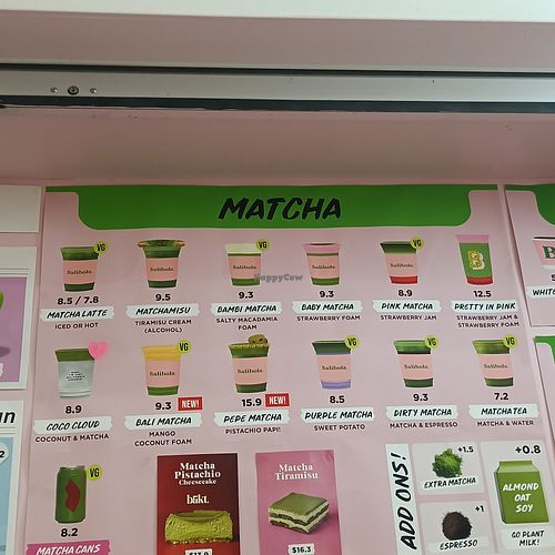 new and clearer menu at Balibola in Melbourne