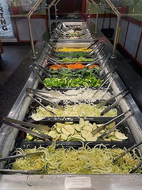 Veggie Bar1 at HuHot Mongolian Grill in Denver