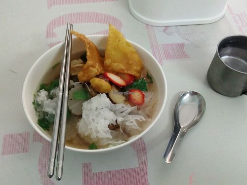 Quay Teow Nam at Nam Heng Vegetarian in Phuket