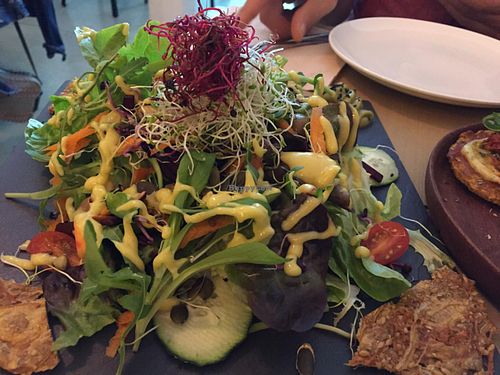 salad at El Cafe Blueproject in Barcelona