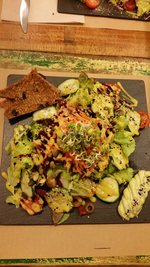 Excellent food, wonderfully presented. at El Cafe Blueproject in Barcelona