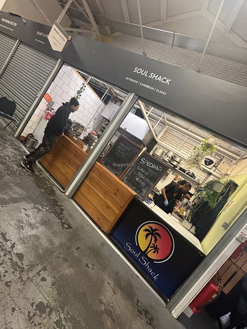 Soul Shack - Caribbean stand   at Radcliffe Market in Radcliffe
