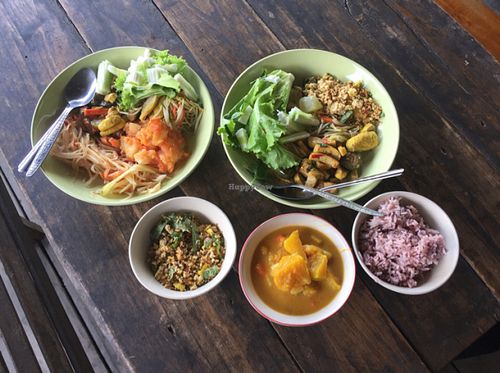 All you can eat and a bit more at Happy Green in Chiang Mai