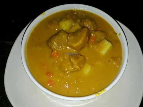 Pumpkin Soup at Happy Green in Chiang Mai