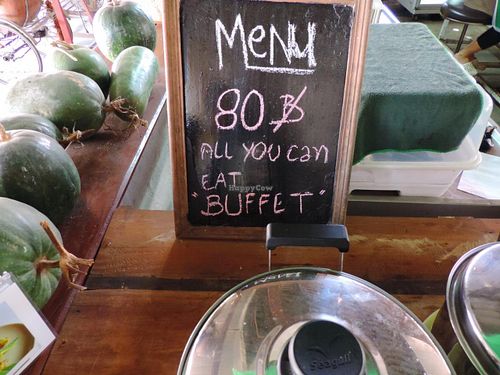 80 THB Buffet at Happy Green in Chiang Mai