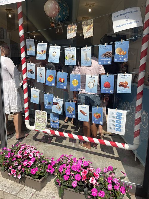 Sortenauswahl (gibt immer wieder andere)  at Cono Loco in Desenzano Del Garda