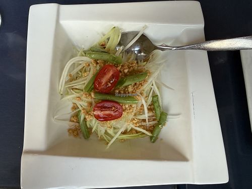 Papaya salad   at Map of Thailand in Cleveland