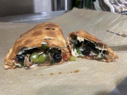 Inside of calzone   at Papa Murphy's in Orangevale