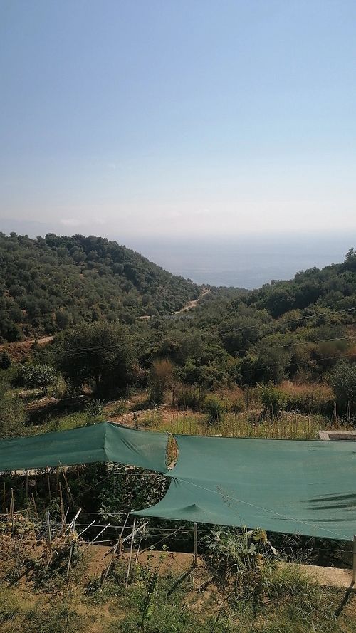 View from the terrace. at Perla Cafe Restaurant in Lukove