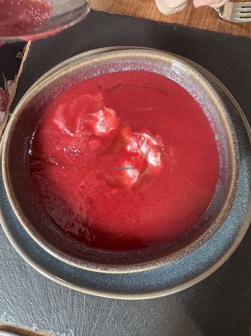 Beetroot soup   at Romance in Verden