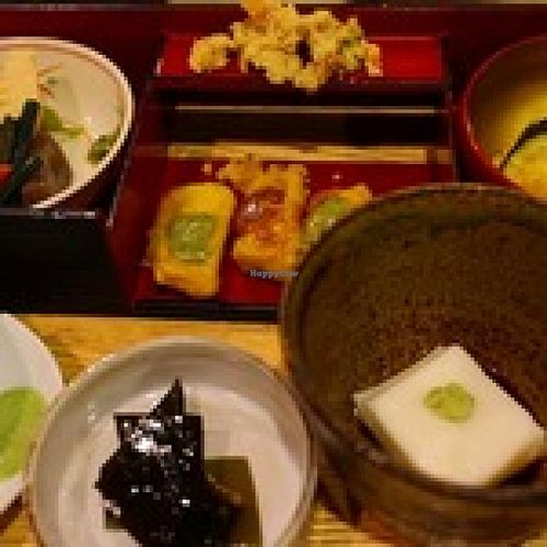 Set items at San Bou in Koya