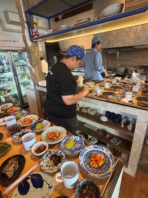 Chefs at work at Uncle Ree Farm - ฟาร์มลุงรีย์  in Bangkok