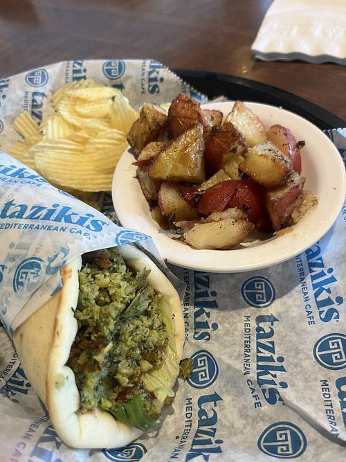 Red potato side  at Taziki's Mediterranean Cafe in Gainesville