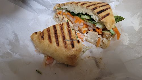 Vegan Bahn mi take out at Mendocino Farms in Vacaville