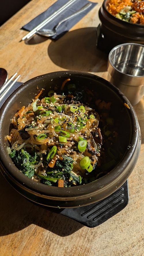 Japchae at Soul N' Seoul in Gloucester