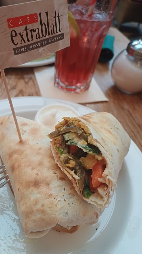 Oriental Wrap at Cafe Extrablatt in Aachen