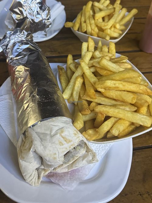Vegan seitan dürüm, very good   at Charisma Döner Imbiss in Heidelberg