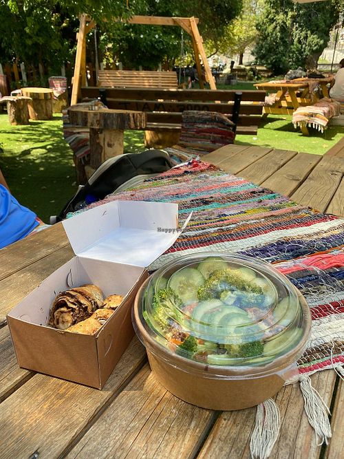 Outdoor seatinv at Fresco  in Drama