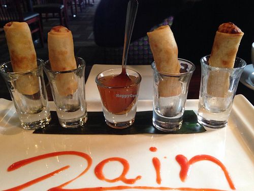 Spring rolls at Rain Thai and Sushi Bar in Atlanta