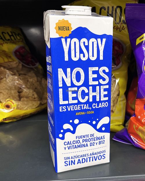 Soy milk Yosoy, one of my fav at Sorli - Discau in Premia De Mar