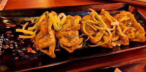Age gyozas veganas at Ramen Shifu in Funchal