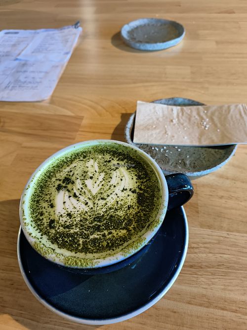 Soy Matcha Latte at Cloud Eleven Esperance  in Esperance