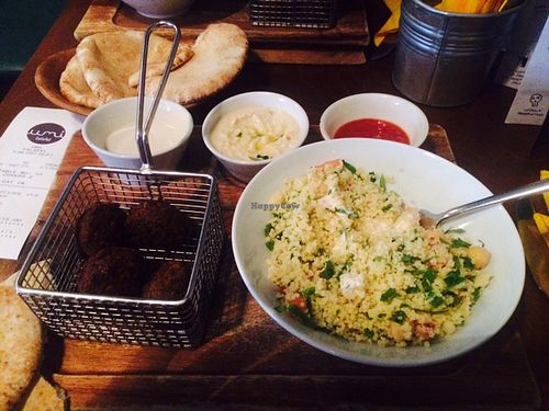 Tunisian salad  at Umi Falafel - Dame St in Dublin