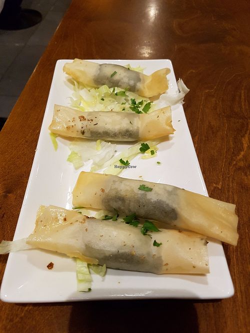 Spinach rolls at Umi Falafel - Dame St in Dublin