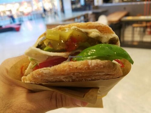 delicious Johnny Cashew Sandwich at Plants By Us in Helsinki