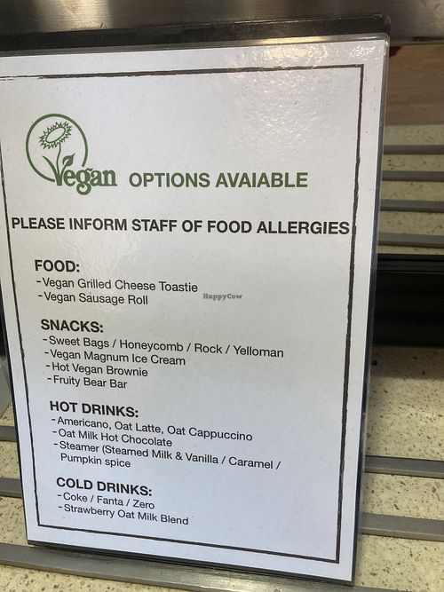 Vegan options available   at The Weighbridge Tearoom in Ballycastle