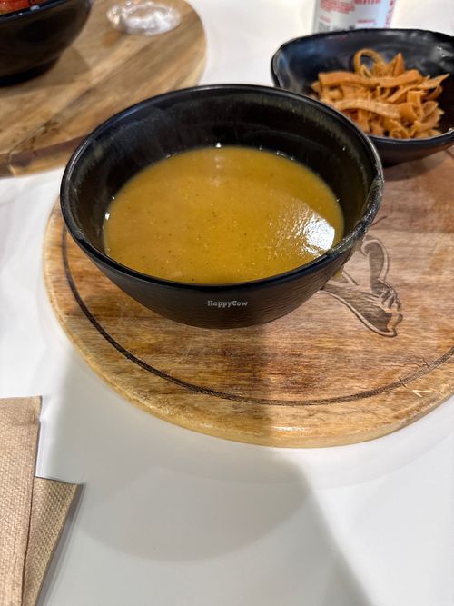 Lentil soup (i already ate a lot of it)  at The Dough Show in Orlando