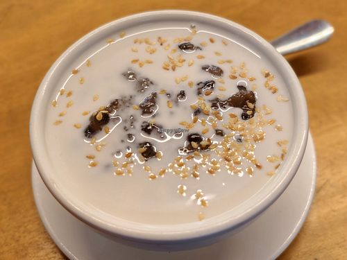 Taro desert with coconut milk. Very yummy! at Mister Saigon in Dumaguete