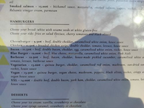 Vegan Hamburger at The Pizza Experience in Valenca