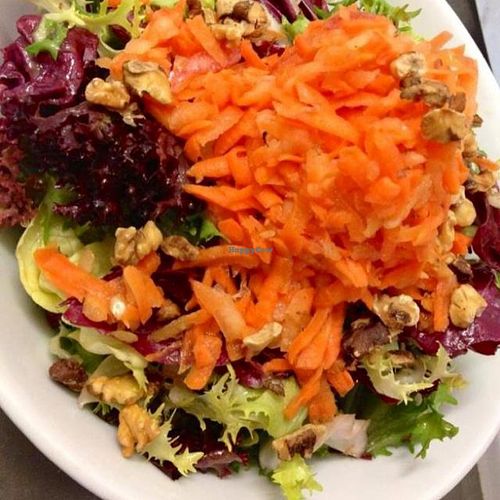 lovely salad at Dini Mueter Bar and Spielplatz in Zurich