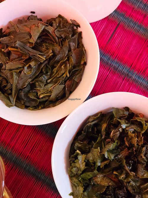 Selection of Chinese & Taiwanese tea at .baa in Pattaya