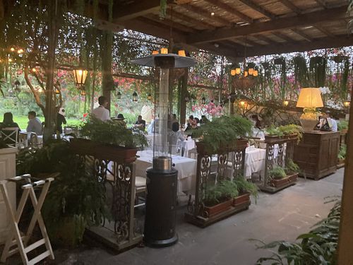 Outside dining  at Museo Larco Cafe Restaurant in Lima