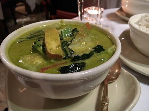 tofu green curry  at Royal Thai in Barcelona