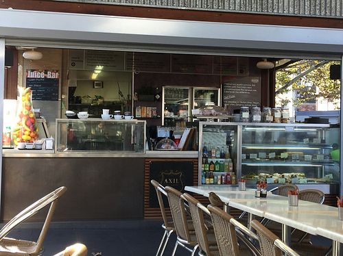 The cafe at Invita Living Food in Melbourne