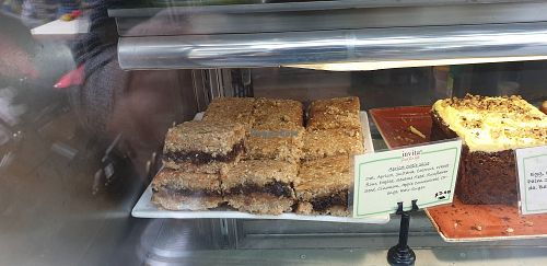 Apricot slice at Invita Living Food in Melbourne